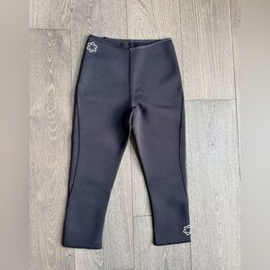 Zaggora Black Neoprene Crops Size Small